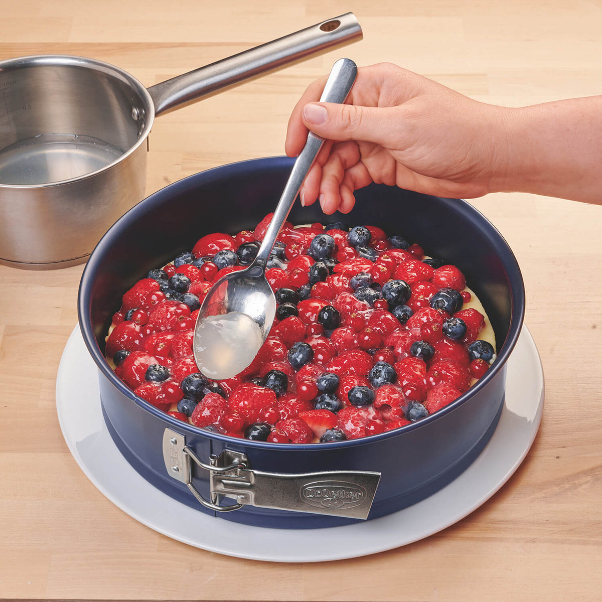 Dr Oetker Obstkuchen Backmischung Beige 175g – Detailansicht