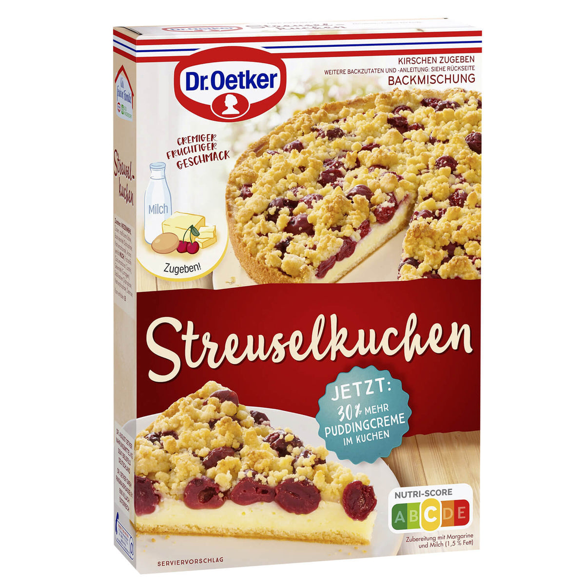 Dr Oetker Streuselkuchen Backmischung 100 g klassisch – Produktansicht