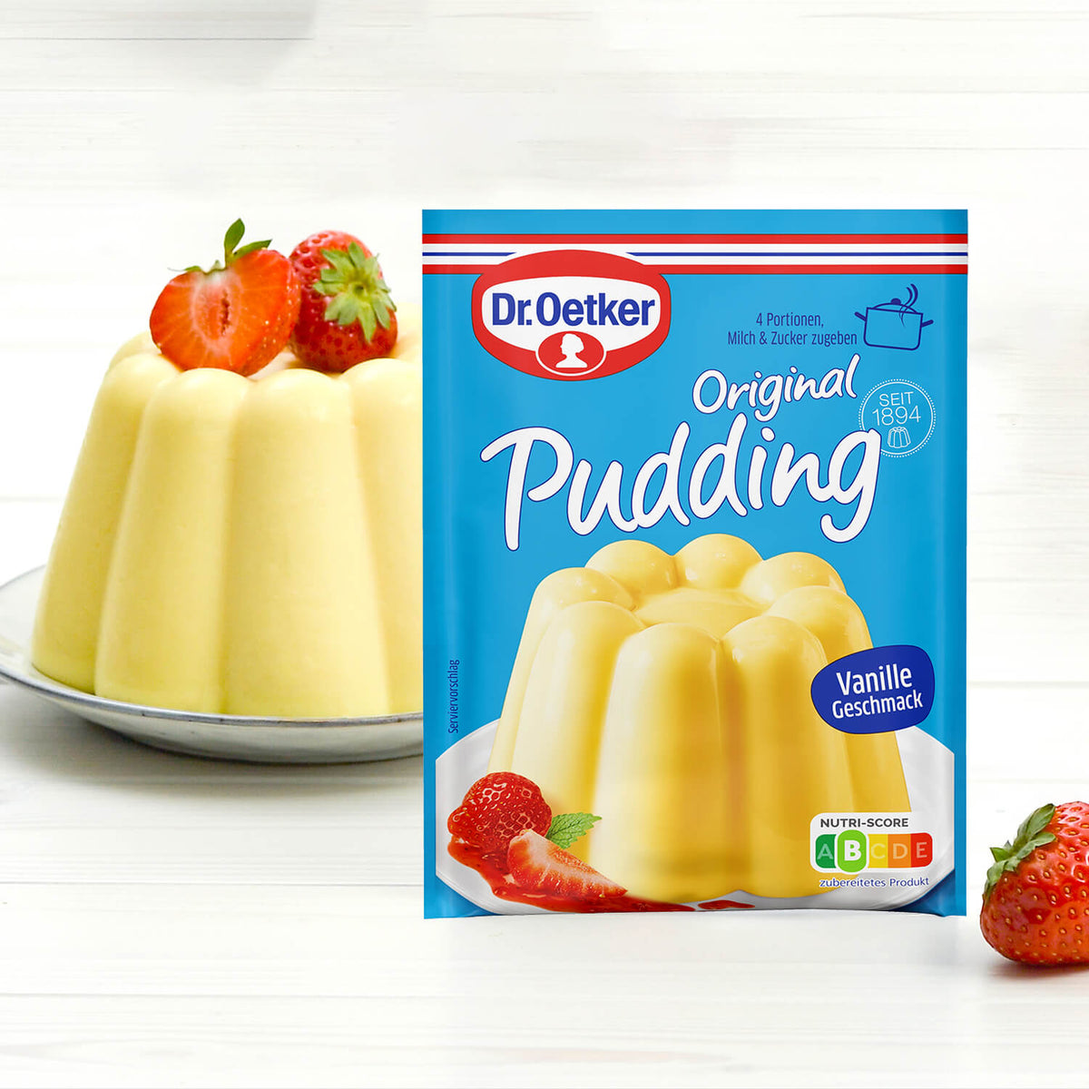 Dr Oetker Dr. Oetker Original Vanille Geschmack Pudding 3er Pack 500 ml Zubereitung – Detailansicht