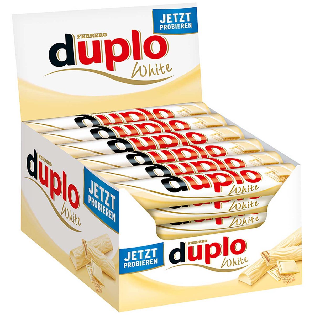 Duplo White 40er Riegel mit weisser Schokolade 728g Thekendisplay – Produktansicht