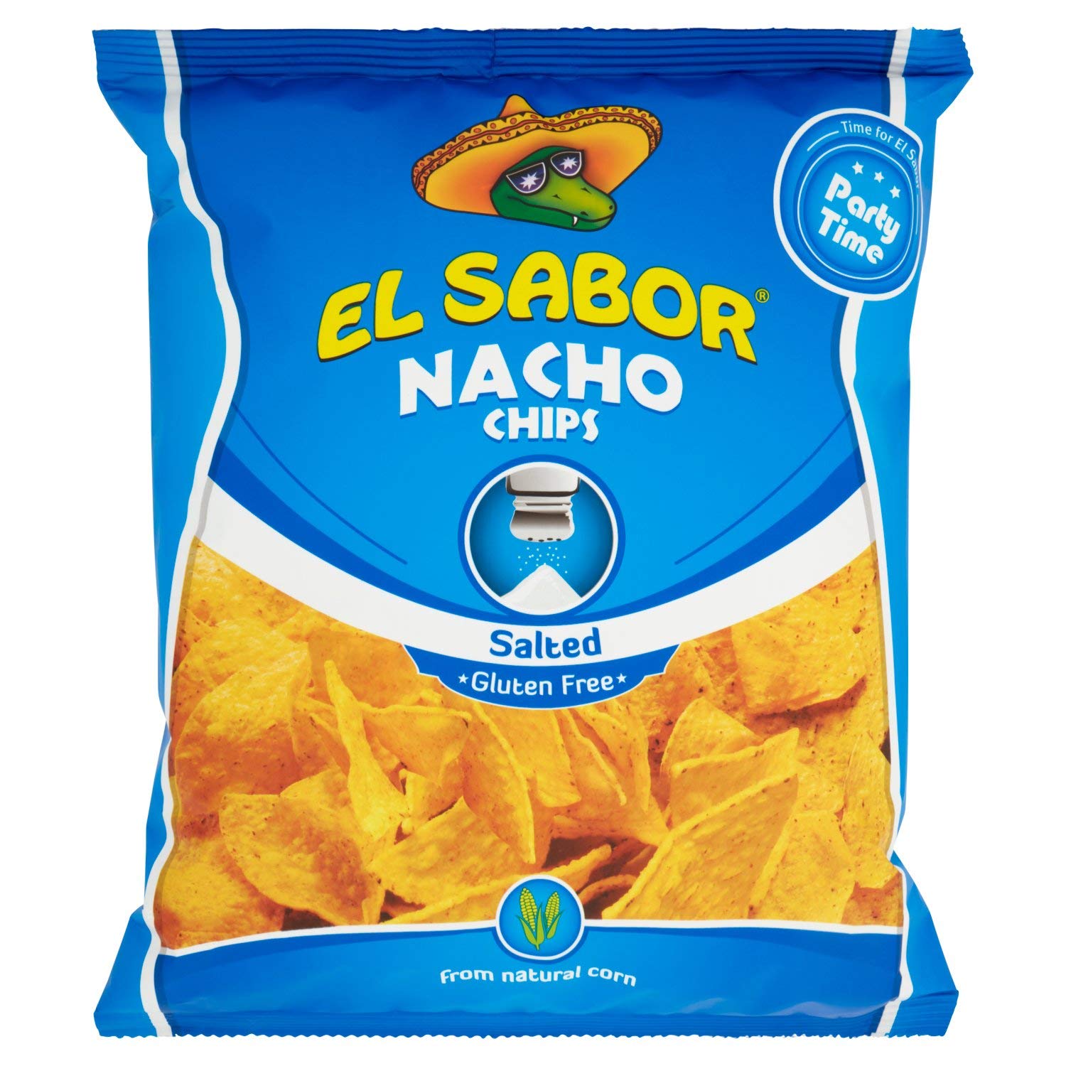 El Sabor Nacho Chips Salted 225g Knusprige Maischips