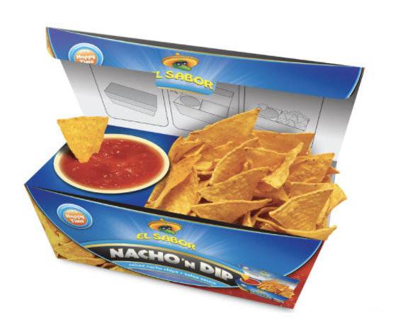 El Sabor Nacho’n Dip Salsa Chips mit Tomate und Jalapeño, 175g