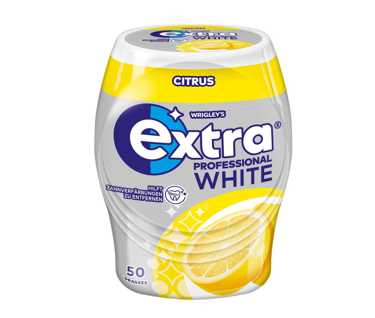 Wrigleys Extra Professional White Citrus 50 zuckerfreie Kaugummi 70g Packung