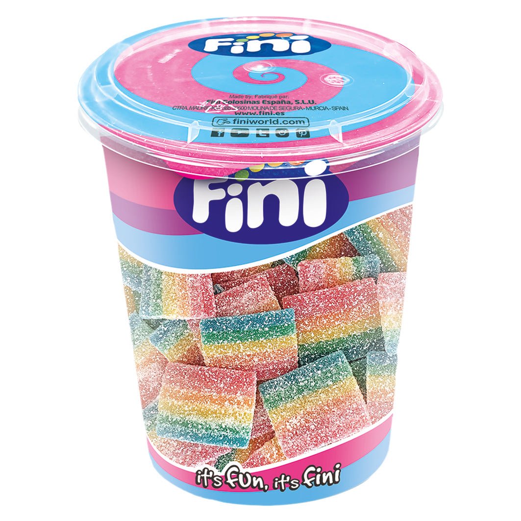 Fini Cup Magic Carpets Saure Fruchtgummi Regenbogengürtel 200g