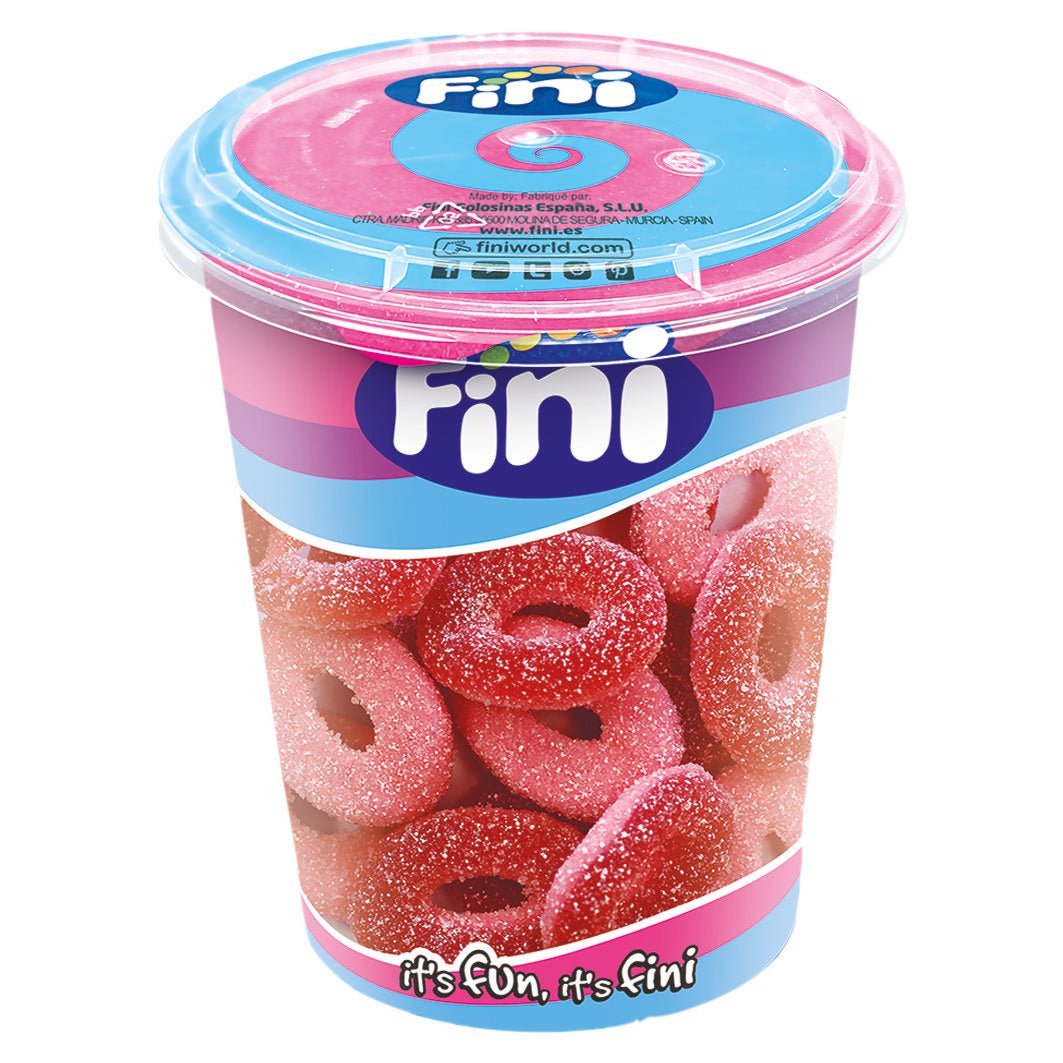 Fini Cup Strawberry Rings Fruchtgummi 200g Becher