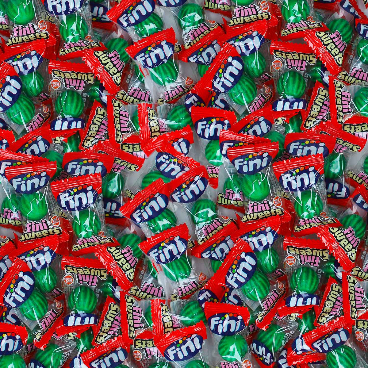 Fini Watermelon Sour Bubble Gum 200er Thekendisplay 1000g – Detailansicht