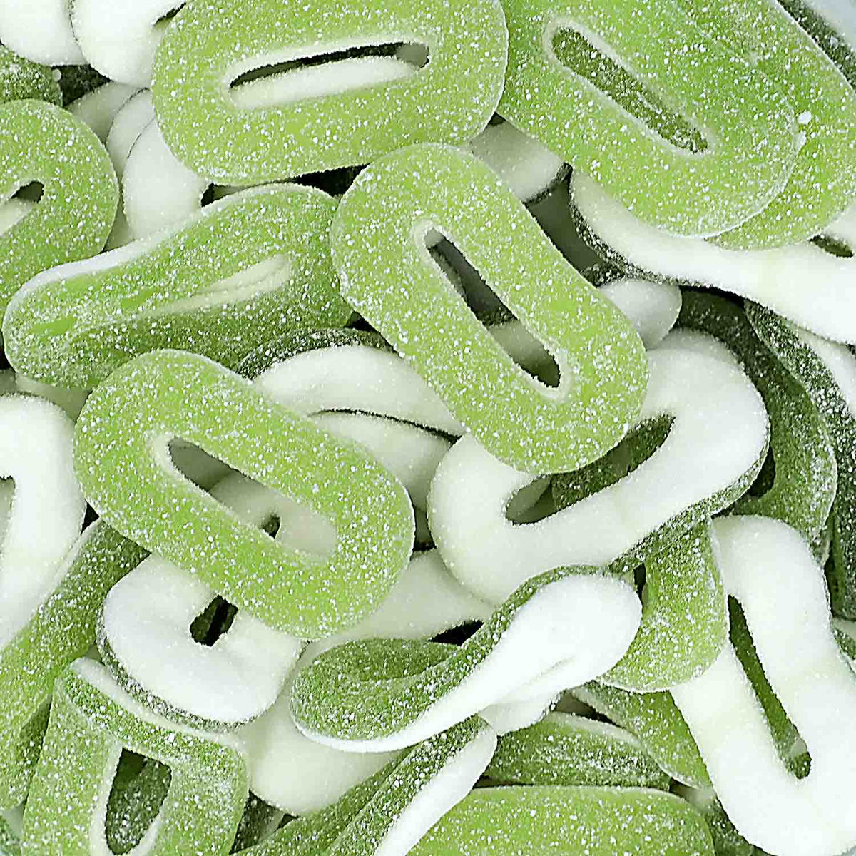 Haribo Saure Apfelringe 150er Fruchtgummi mit Sauergeschmack – Detailansicht