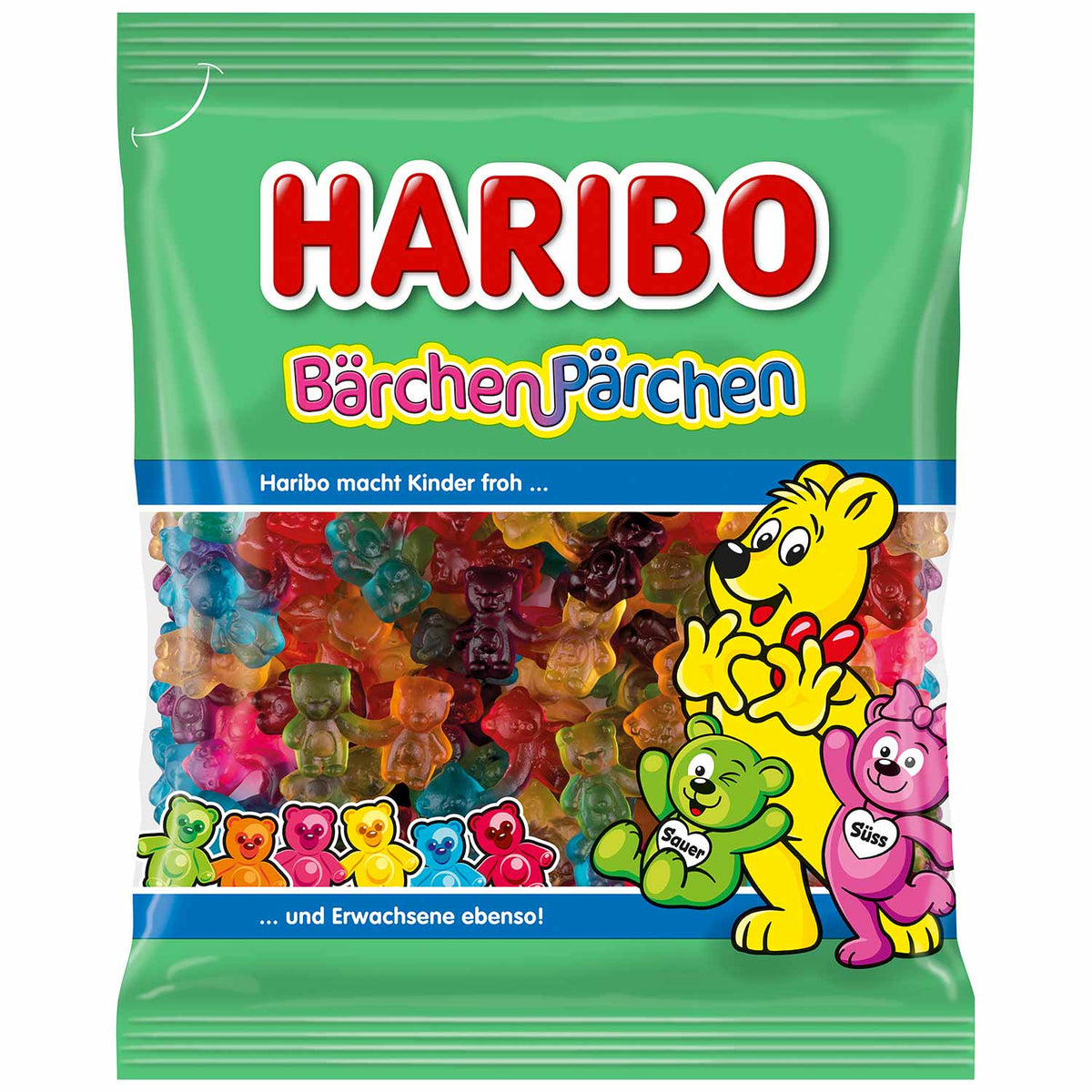 Haribo Bärchen Pärchen Fruchtgummi 160g Packung