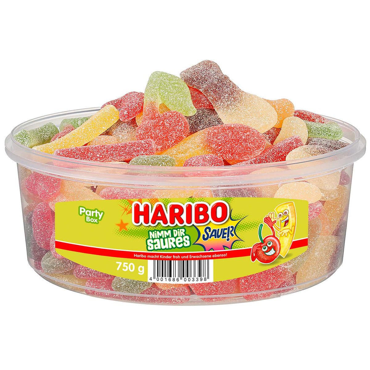 Haribo Nimm Dir Saures Fruchtgummi 750g Packung