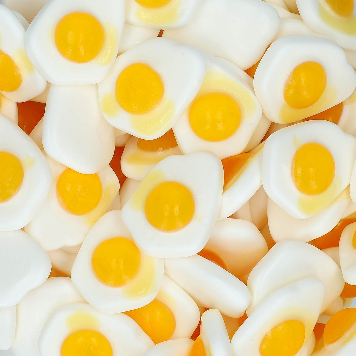 Haribo Spiegeleier Fruchtgummi 975g Beutel mit Schaumzucker – Detailansicht