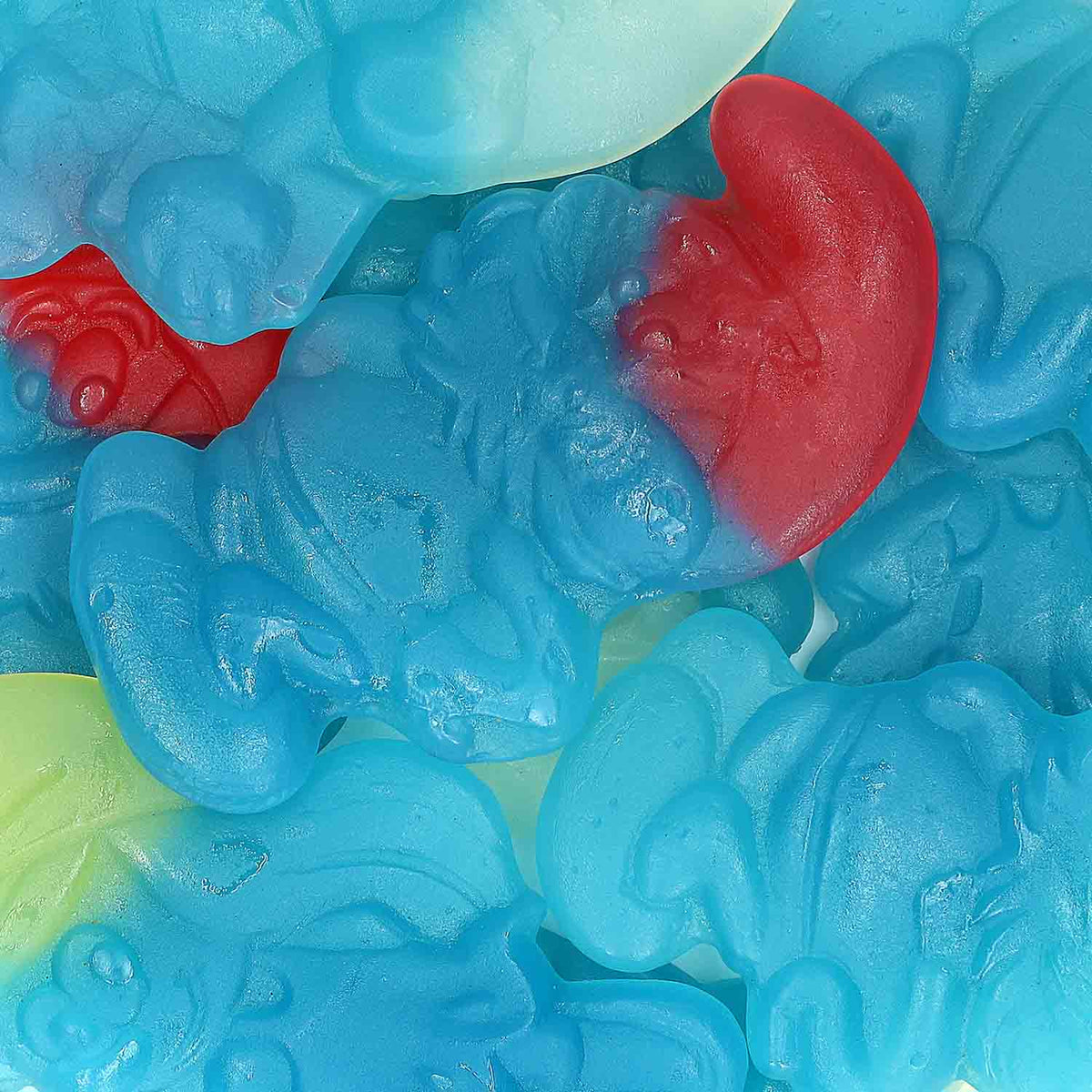 Haribo Super Schlumpf vegetarisch 30er Fruchtgummi 1440g Packung – Detailansicht