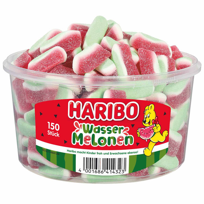 Haribo Fruchtgummi Wassermelonen 150 Stück 1050g Beutel – Produktansicht
