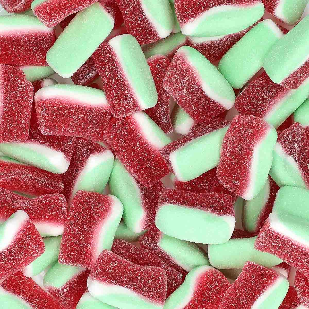 Haribo Fruchtgummi Wassermelonen 150 Stück 1050g Beutel – Detailansicht