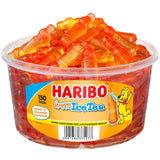 Haribo Happy Ice Tea 150er  Fruchtgummi mit Eistee-Zitrone- und Eistee-Pfirsich-Geschmack