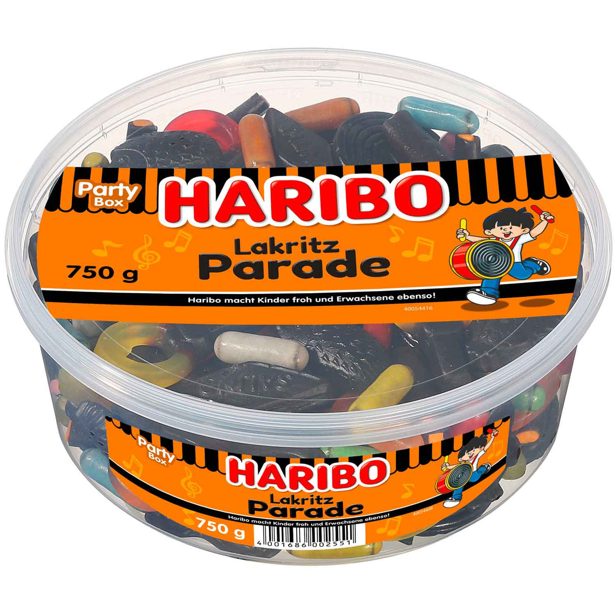 Haribo Lakritz Parade 750g Lakritz-Mischung aus Deutschland