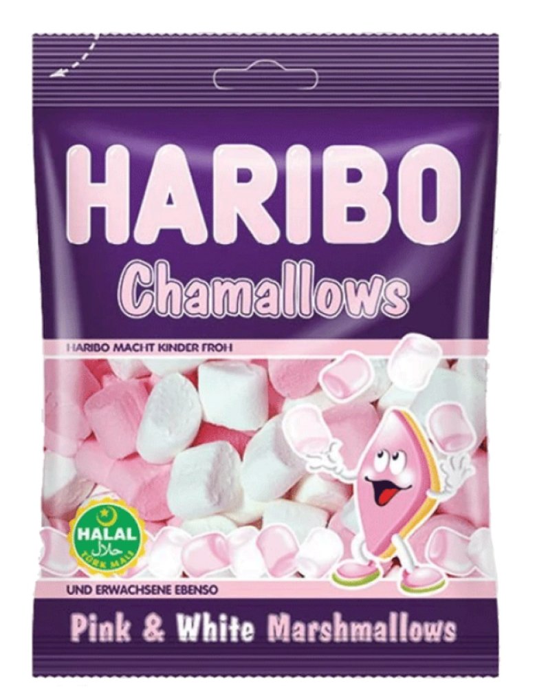 Haribo Chamallows Halal 70g Süssigkeiten mit Vanillegeschmack