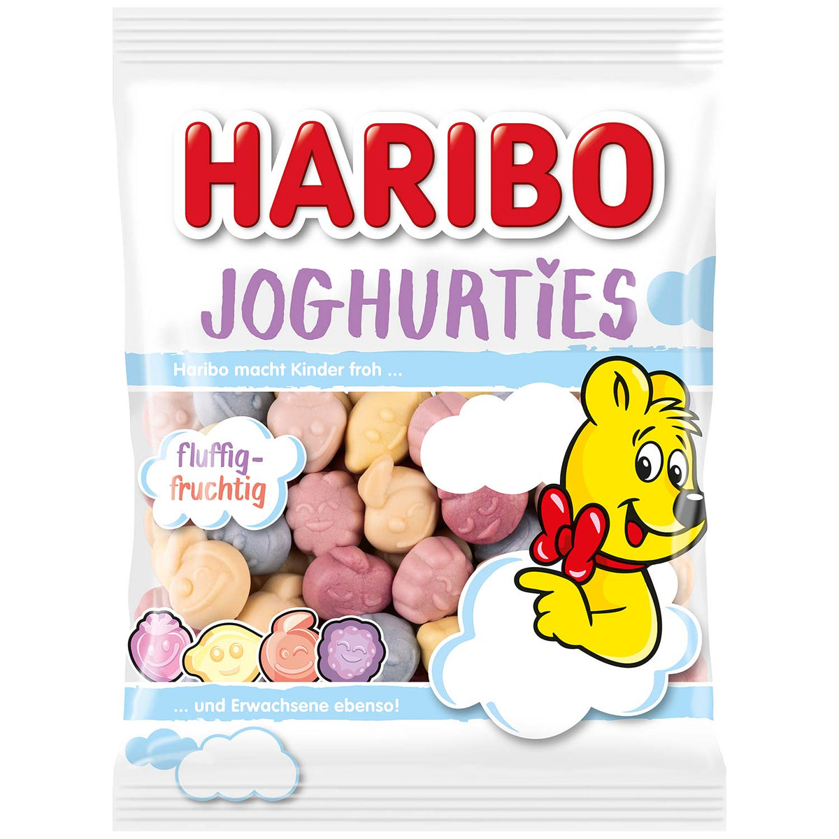 Haribo Joghurties Fruchtgummi mit Magermilchjoghurtpulver 160g