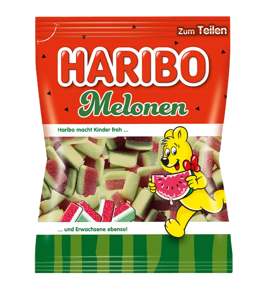 Haribo Wassermelonen Fruchtgummi mit Schaumzucker 160g