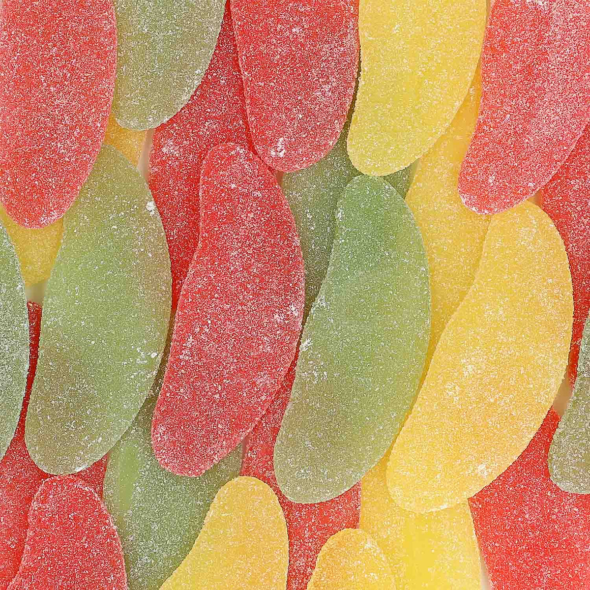 Haribo Super Gurken Vegan Saure Fruchtgummi-Gurken im 1350g Beutel – Detailansicht