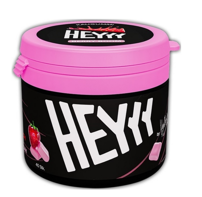 Heyyy Kaugummi Berry Boom Erdbeergeschmack 68g Dose