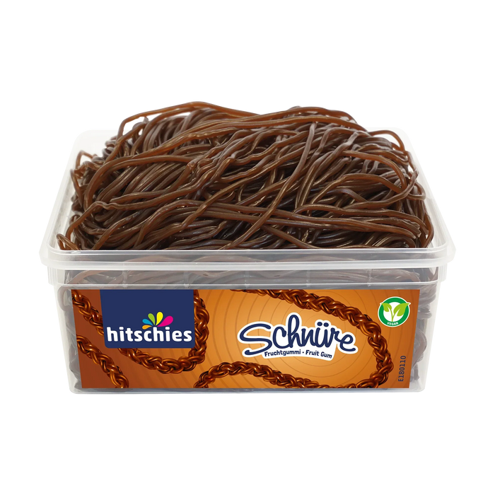 Hitschies Fruchtgummi Schnüre Cola 1000g Packung – Produktansicht