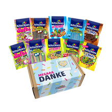 Hitschies Mega Danke Box Kaubonbon Mix 1080g Fruchtgummi Geschenkbox – Detailansicht