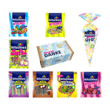 Hitschies Mega Danke Box Kaubonbon Mix 1080g Fruchtgummi Geschenkbox – Verpackung