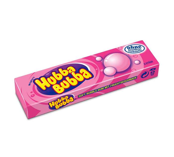 Hubba Bubba Fancy Fruit Kaugummi 5er Pack Tutti-Frutti Geschmack 21g – Produktansicht