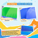 Aufblasbare Hüpfburg Spielburg für Outdoor Sprungbereich für Kinder 3-8 Jahre Wasserbecken