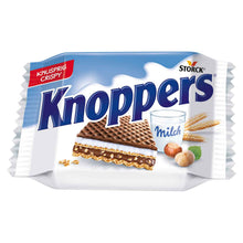 Knoppers 24er Waffelschnitten mit Milch- und Nougatcremefüllung – Detailansicht