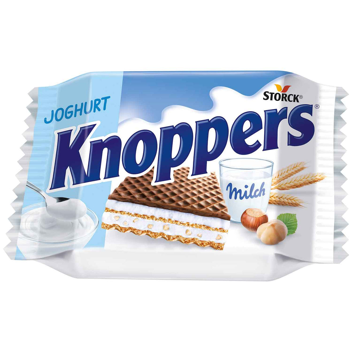 Knoppers Joghurt Waffelschnitten 24er Pack 600g mit Joghurtcremefüllung – Detailansicht