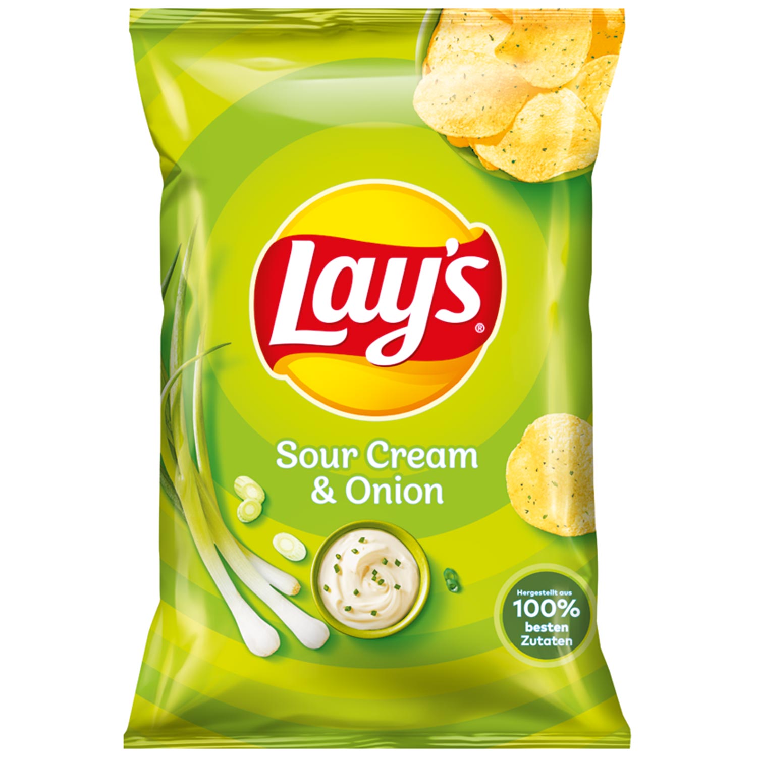 Lay´s Lay's Sour Creme & Onion 150g Kartoffelchips mit Sauerrahm-Zwiebel-Geschmack