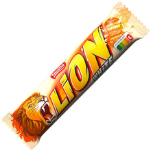 Lion White Weisse Schokolade Riegel mit Karamell und Knusperwaffel – Detailansicht