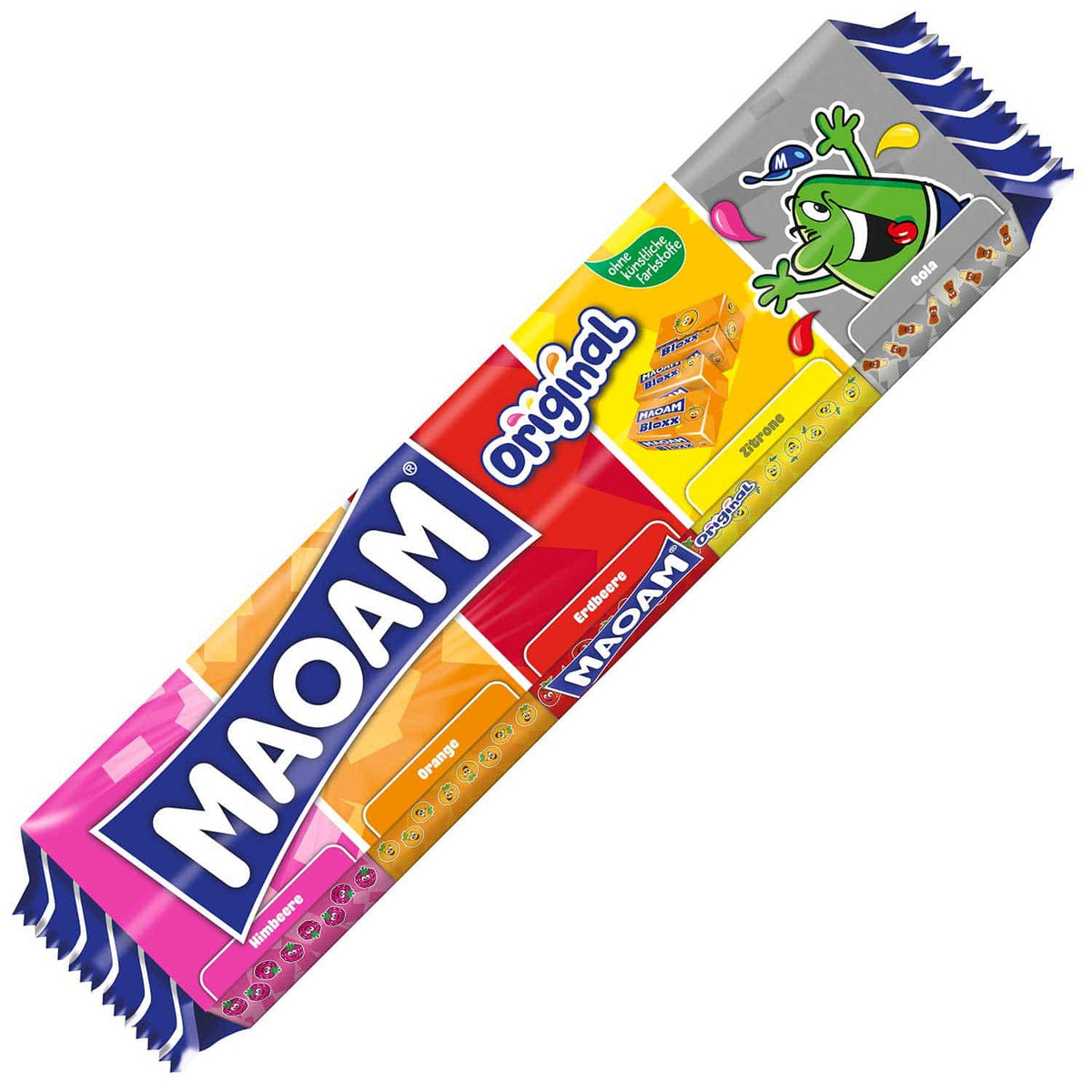 Maoam Original Kaubonbons 10x5 Stück, 5-fach sortiert, 175g