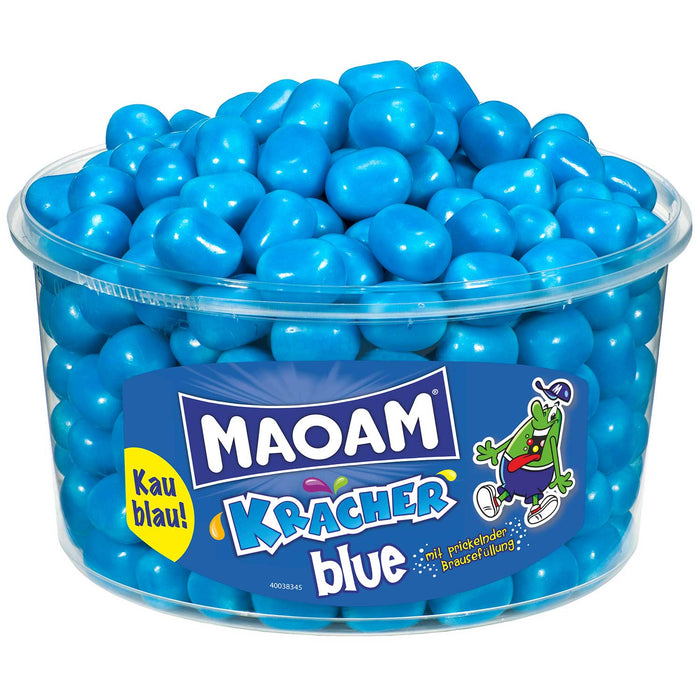 Maoam Kracher Blue Kaubonbon mit Brausepulver – 265 Stück – Produktansicht
