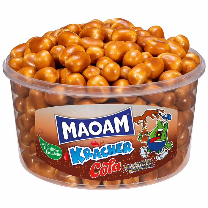 Maoam Kracher Cola Kaubonbon mit Brausefüllung 1200g – Produktansicht