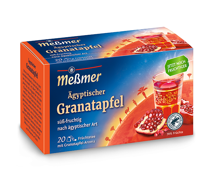 Messmer Ägyptischer Granatapfel Früchtetee 20 Beutel