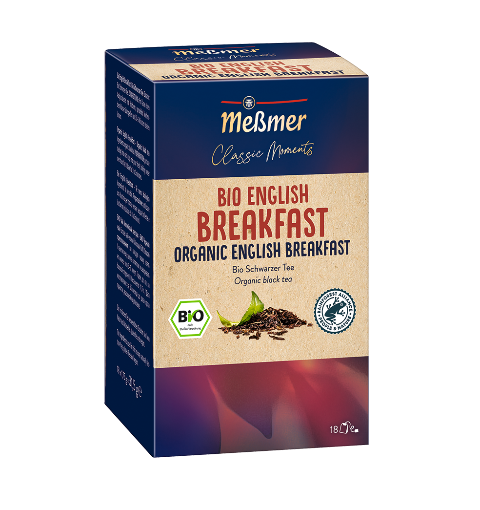 Messmer Bio English Breakfast Schwarzer Tee 20 Beutel 40g