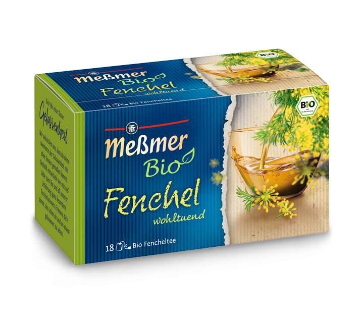 Messmer Bio Fencheltee 20 Beutel 37,5g Verpackung