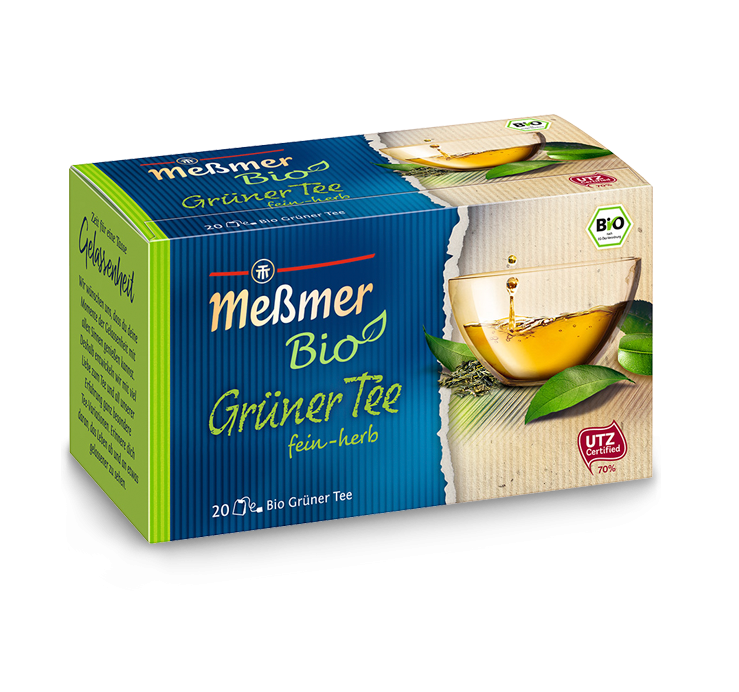 Messmer Bio Grüner Tee Grüner Tee Grün 20 Beutel