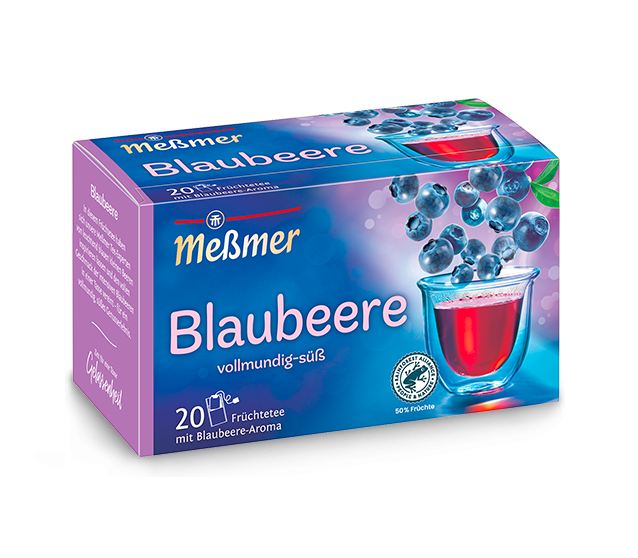 Messmer Blaubeere Früchtetee 20 Beutel 175g