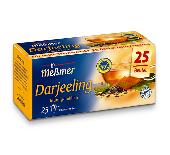 Messmer Darjeeling Schwarzer Tee 100 g Packung