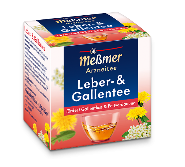 Messmer Leber & Gallentee 150 ml Kräutertee - Traditionell EU-Herstellung