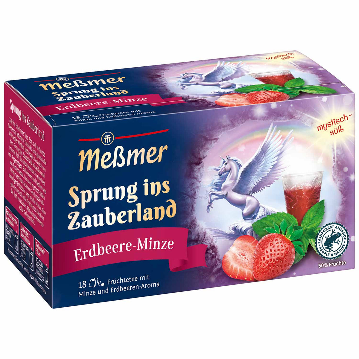 Messmer Sprung ins Zauberland Erdbeere-Minze Tee 18 Beutel 37,8g