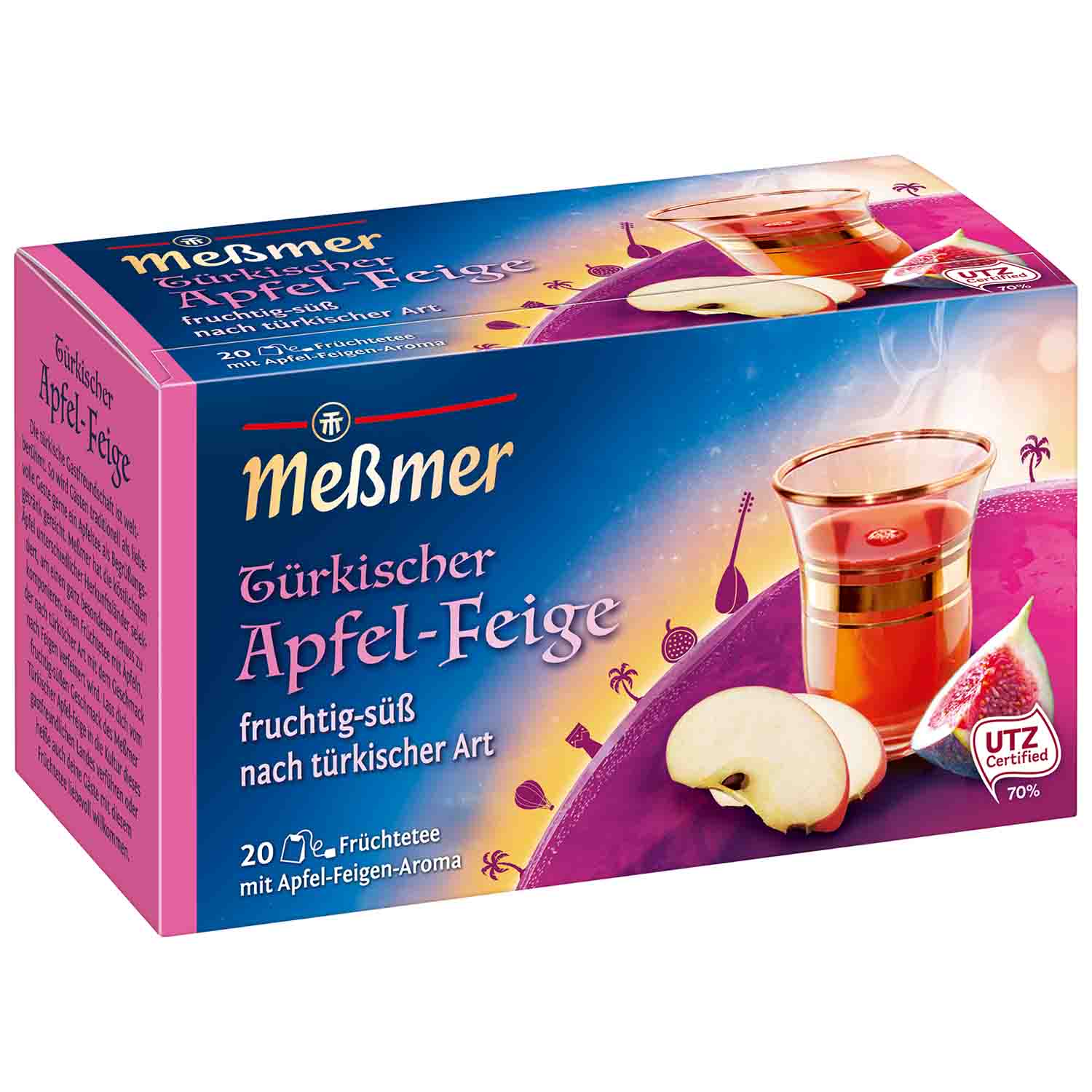 Messmer Türkischer Apfel Feige Tee, 20 Teebeutel, 35g