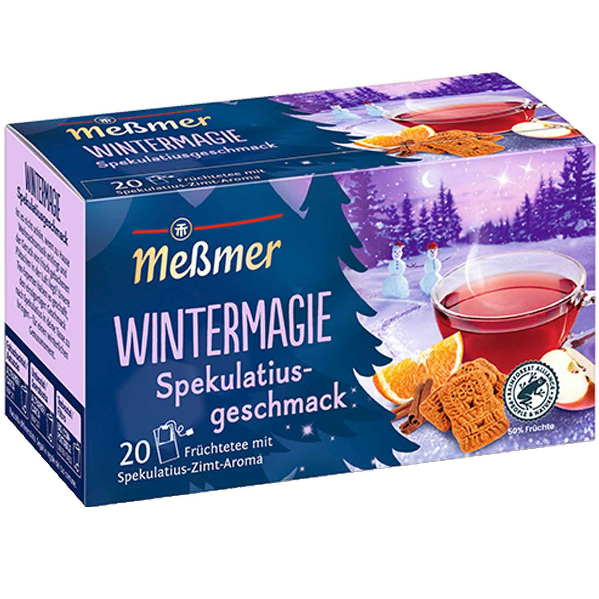 Messmer Wintermagie Früchtetee mit Spekulatiusgeschmack 20 Beutel 35 g