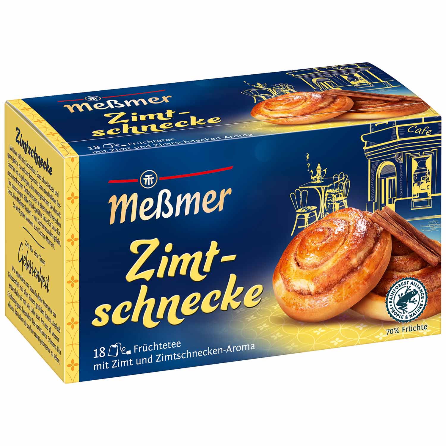 Messmer Zimtschnecke Früchtetee 18 Beutel 45g