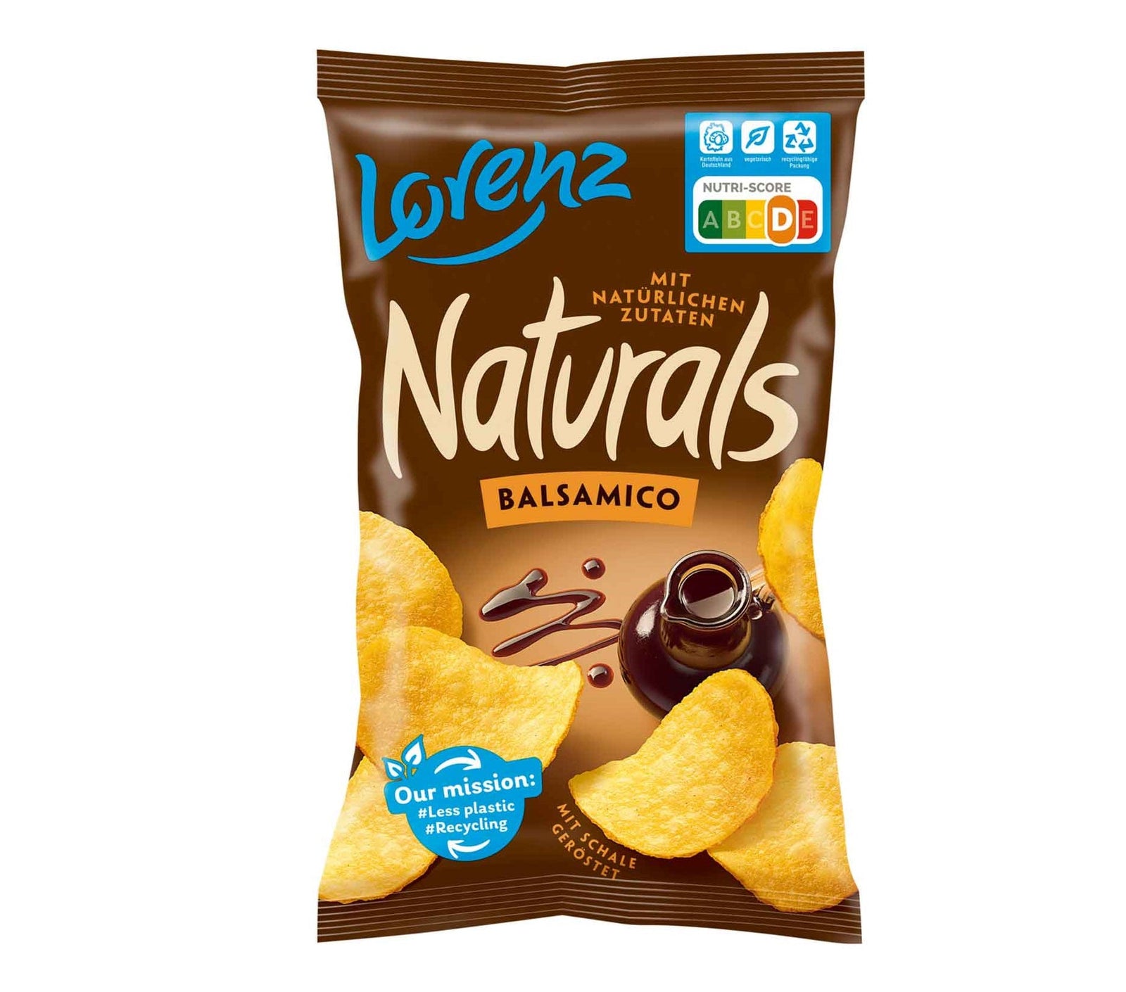 Lorenz Naturals Balsamico Kartoffelchips 95g glutenfrei ohne künstliche Aromen