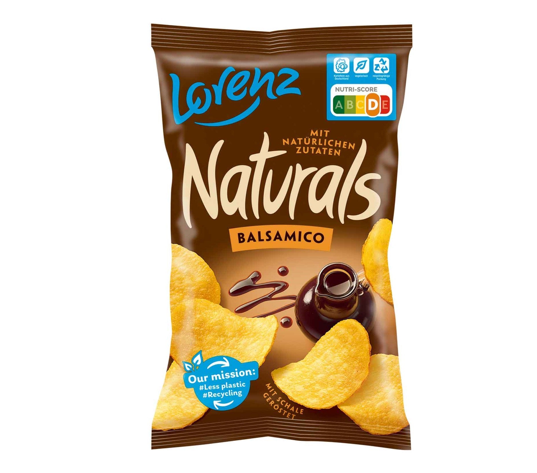 Lorenz Naturals Balsamico Kartoffelchips 95g glutenfrei ohne künstliche Aromen