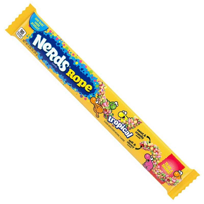 Nerds Rope Tropical 26g Bonbonstange – Produktansicht